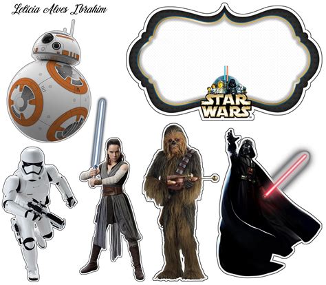 Star Wars Cake Toppers Printable Free